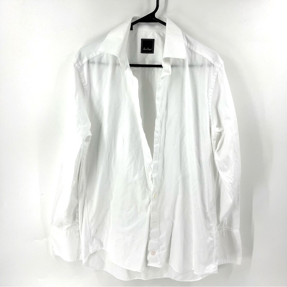 David Donahue Toxedo Longsleeve Button Down Shirt. Need cuff links - Picture 1 of 5